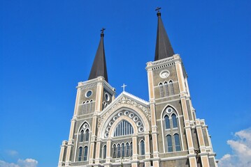 Fototapeta na wymiar Cathedral of the Immaculate Conception, Chanthaburi, THAILAND.