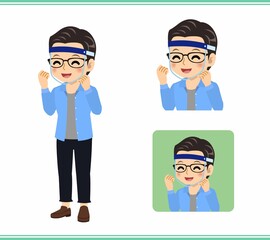 Young man in a sweater