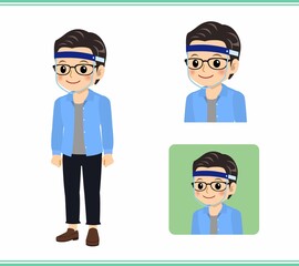 Young man in a sweater