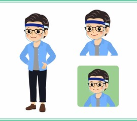 Young man in a sweater