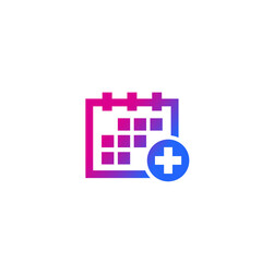 medical appointment, schedule vector icon