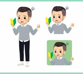 Young man in a sweater