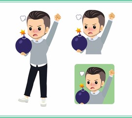 Young man in a sweater