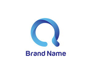 A creative vector magnifying glass logo.