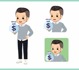 Young man in a sweater