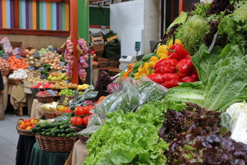 vegetables on market