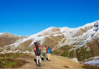Fototapeta premium People in the hike