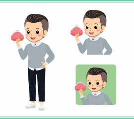 Young man in a sweater