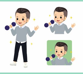 Young man in a sweater