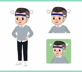 Young man in a sweater