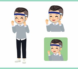 Young man in a sweater