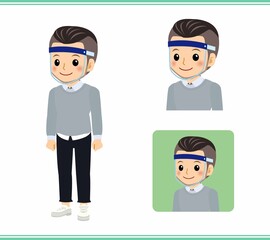 Young man in a sweater