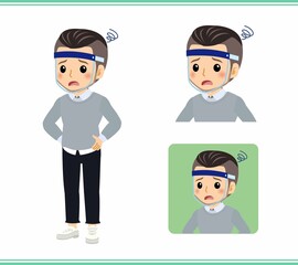 Young man in a sweater