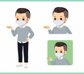 Young man in a sweater