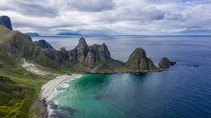 Fototapeta premium Lofoten in Norwegen