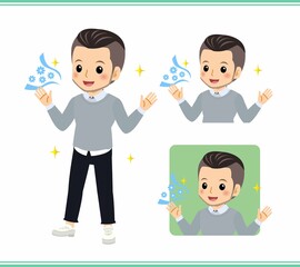 Young man in a sweater