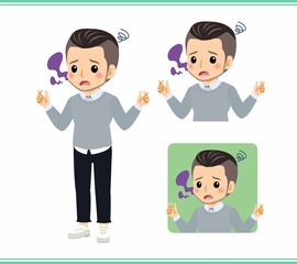 Young man in a sweater