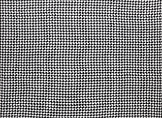 Fashionable fabric with pepita pattern in black and white, textile background image - 407854769