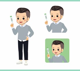 Young man in a sweater