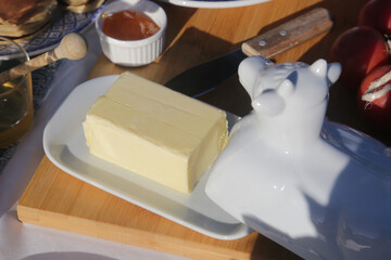 breakfast morning buffet brunch with food and drinks