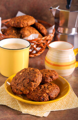 Homemade cookie, served