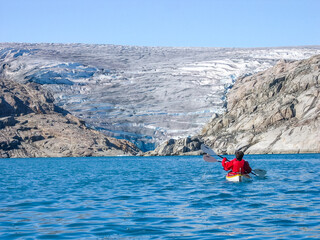 Kayak in Greenland
