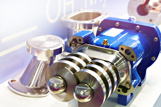 Double screw pump