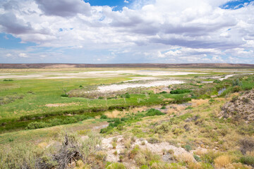 Fototapeta na wymiar Bitter Lake National Wildlife Refuge in New Mexico, USA