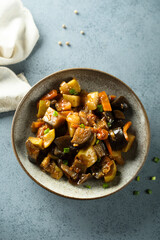 Traditional homemade Asian vegetable ragout