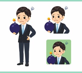 Young rookie businessman