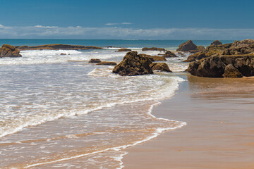 Trancoso Beach with Blue Sky, Porto Seguro - Bahia