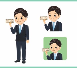 Young rookie businessman