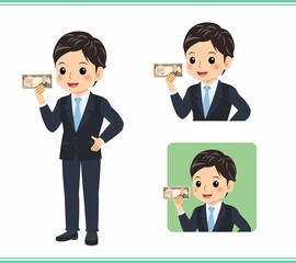 Young rookie businessman