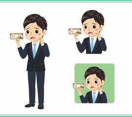 Young rookie businessman