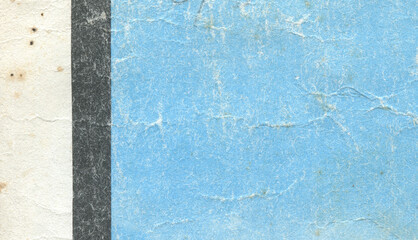 Fototapeta premium Old vintage blue paper texture background