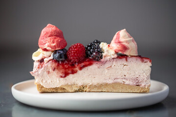 Winter berry Elton mess cheesecake