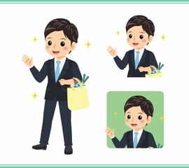 Young rookie businessman