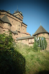 Fototapeta na wymiar Haut-koenigsbourg castle
