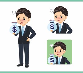 Young rookie businessman