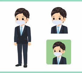 Young rookie businessman