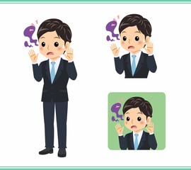 Young rookie businessman