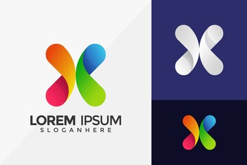 Colorfull Brand Identity Logo Design Template, Modern Logo Designs Vector Illustration Template