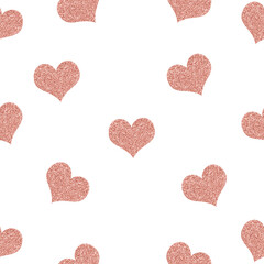 Close up of pink glitter textured background