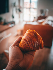 orange and white chocolate sfogliatella