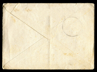 Old vintage paper envelope texture background