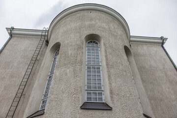 Suomenlinna church (1854) serves as lighthouse. Suomenlinna (Sveaborg) - sea fortress, which built gradually from 1748 onwards on a group of islands belonging to Helsinki district. Helsinki, Finland.