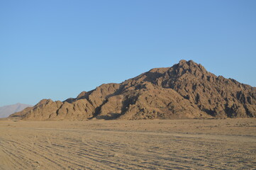 Desert landscape view  