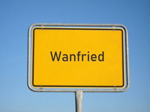 Ortsschild Wanfried
