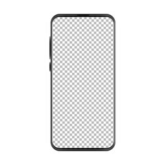 Smart Mobile phone transparent PNG mockup, Mobile mockup, Smartphone mockup