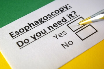 One person is answering question about esophagoscopy.